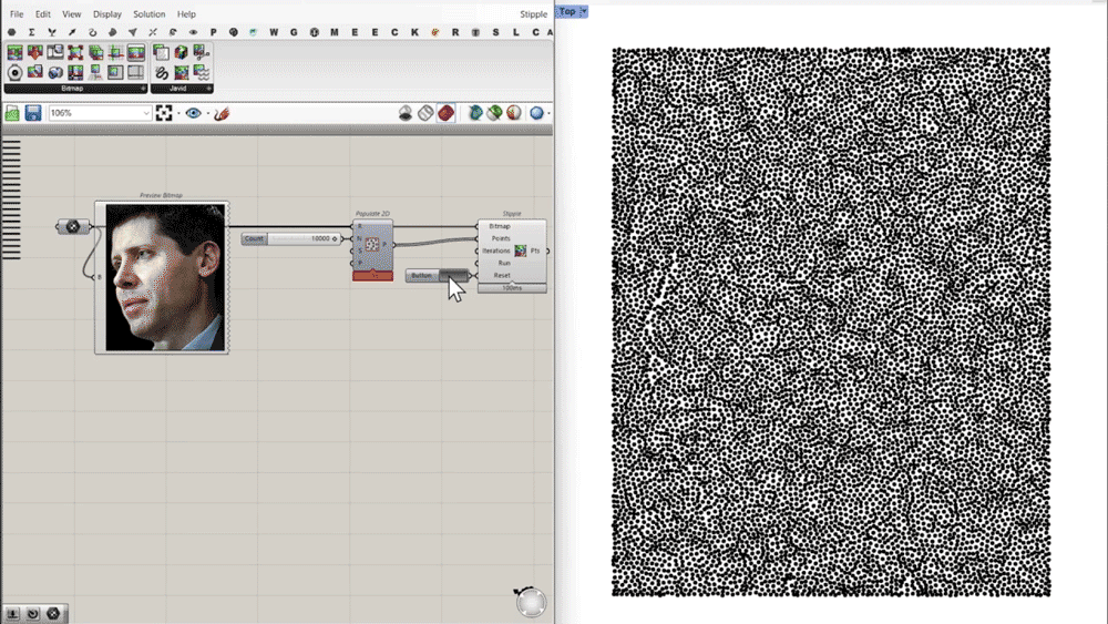 An open-source graphic design and image-processing Grasshopper plug-in that can represent Images using different graphical techniques.