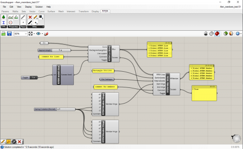 A very simple Grasshopper plugin that allows generating nodes, lines and surfaces in Dlubal RFEM, based on Rhino geometry.
