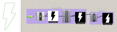 Blendim is a plugin that lets you transform curves, shading, and objects into images and heightmaps or curves.
