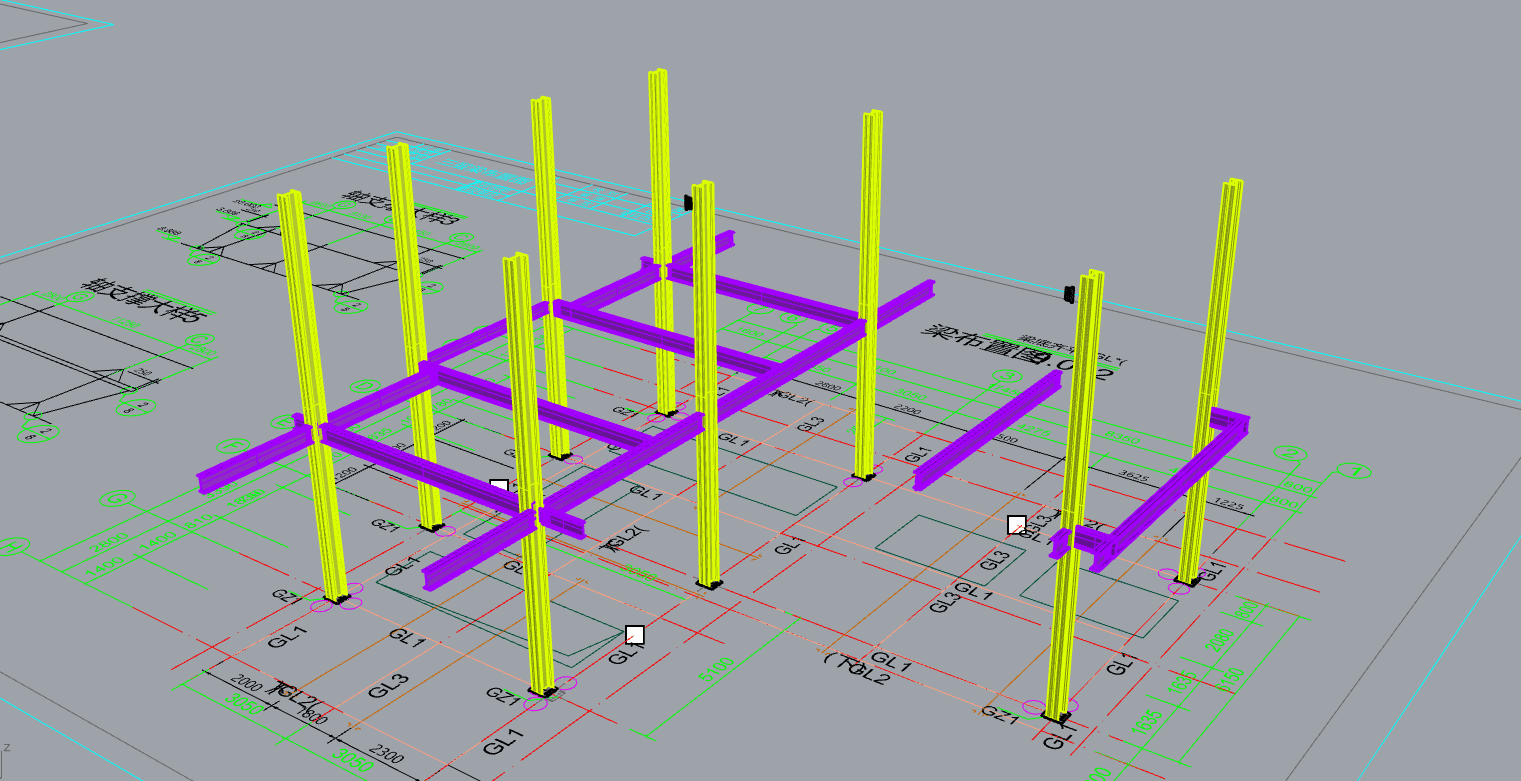 Fast 3D modeling program for steel structure