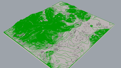 A component that automatically generates maps in a short time by categorizing 1:1000 scale SHP files provided by the National Geographic Information Institute of south Korea. 