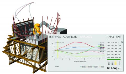 KUKA|prc enables you to program and simulate industrial robots directly out of a parametric modelling environment.
