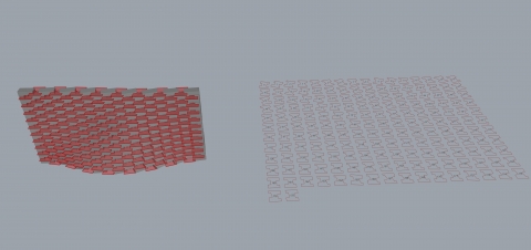 Parabrick is a grasshopper definition used for designing parametric brick walls.