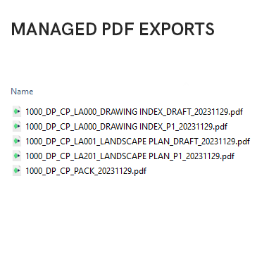 Manage contract drawing sets with ease.