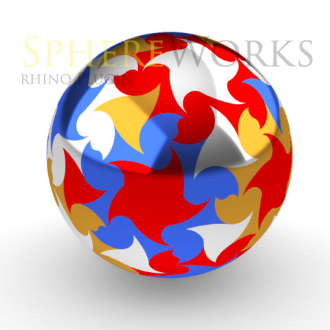 Spheres Ornaments design assistant For Rhino 6. Free To Try.
