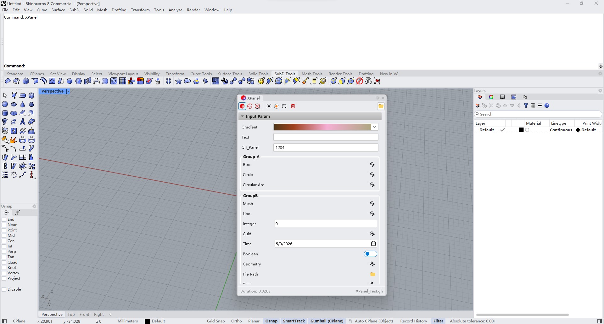 XPanel for Rhino – Enhanced Remote Control Panel | Food4Rhino