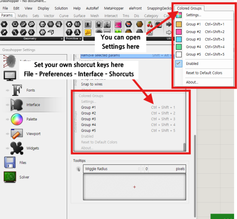 Auto-assign preset colors to groups upon creation