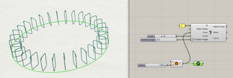 T-Rex is an open-source Grasshopper plugin, that can help you to create 3D models of reinforced concrete structures.
