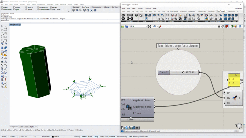 Structural form-finding and analysis tool for Rhino and Grasshopper implementing polyhedron-based 3D graphic statics.