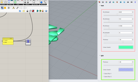 *Grasshopper Controller Suite: Three tools to control Grasshopper from custom UIs: Eto (cross-platform), WPF (Windows only), and Web (browser-based on LAN).
