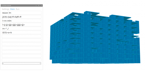 Leaf provides a capable L-System engine for generating complex strings, and representing them visually using a 3D turtle.