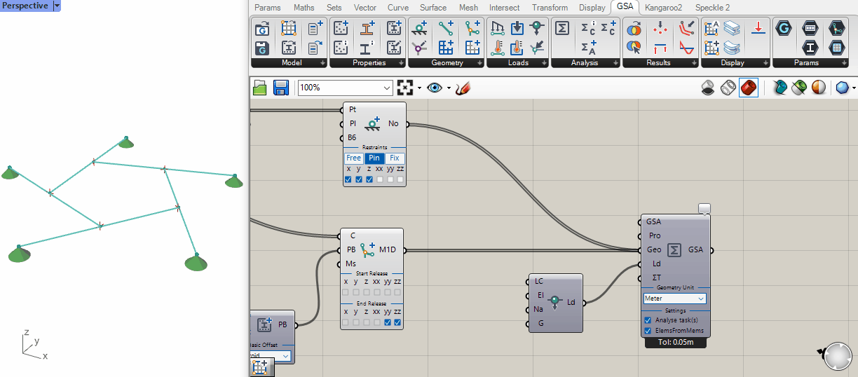 Official Oasys GSA Grasshopper Plugin. Oasys GSA is a comprehensive structural analysis program with versatile design capabilities. 