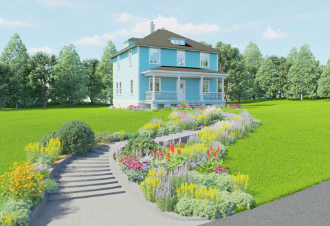 This is based off a Sears Kit Home, probably from about 1920. Important Note: I