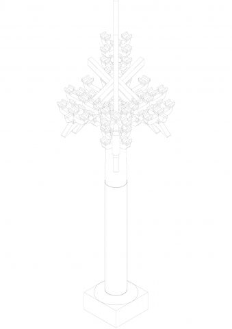 生成营造法式大木作转角铺作的斗栱。Xi.gha is the Main Generator. Generating Corner Column Set of the Chinese traditional wooden carpentry system.
