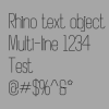 GHPython script to draw text outline (for Single Stoke fonts) like Rhino's TextObject Command