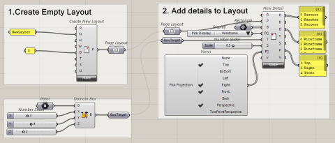 Tools for generating and managing Rhino Layouts programmatically through Grasshopper.