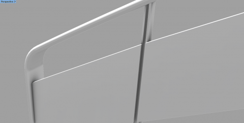 A railing that can be beveled!