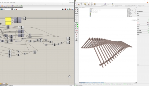 RhinoInsideCadwork is a tool that allows you to embed Rhino 7 in cadwork 3D. Take advantage of the surface modeller in your cadwork 3D environment.
