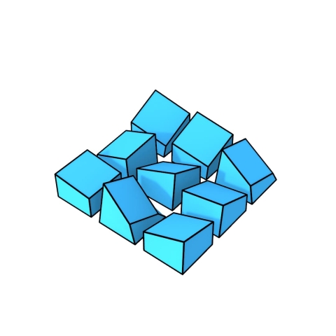 In this Rhino Grasshopper tutorial, you will learn how to generate parametric Random boxes with their top faces rotated in two directions.