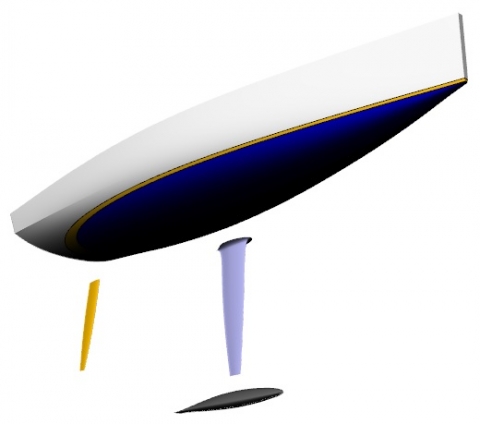 Lofter is a 3D surface modeler for marine and yacht design, with shape programmable technology powered by MS Excel ©

