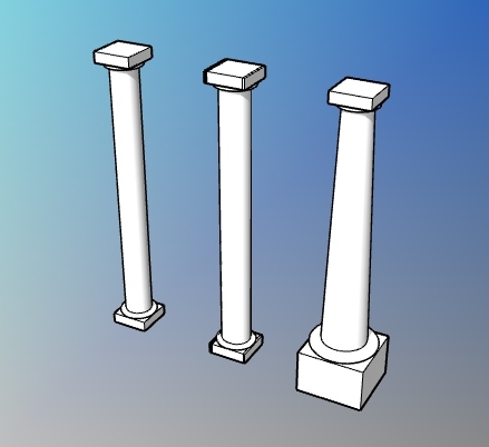 Parametric smooth doric column style for VisualARQ