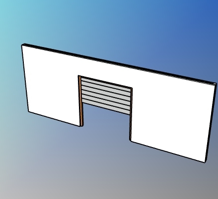 Parametric overhead rolling door style for VisualARQ