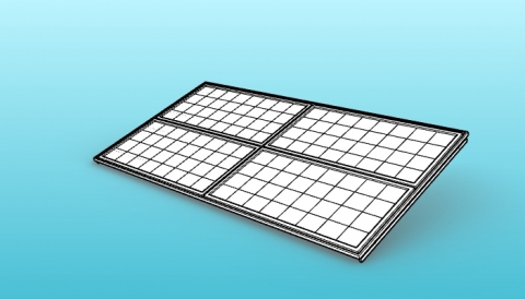 Parametric roof solar panels mounting for VisualARQ.