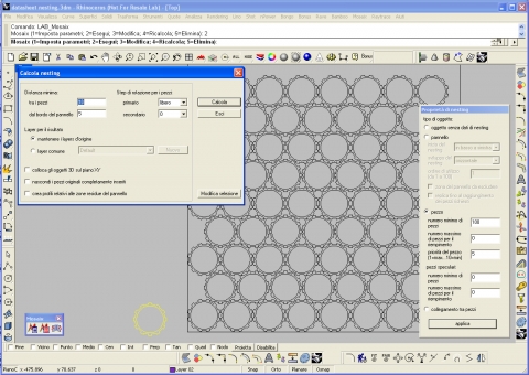 Software for layout optimization of 2D and 3D geometries for all kind of shapes

