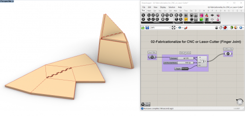 Crane is a Grasshopper plugin to design origami products. This software focuses on design, rigid folding simulation, form-finding, and fabrication.