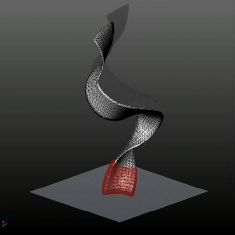 Fast GPU-based physics simulation in Grasshopper supports free particles, fluids, rigid bodies, soft bodies, cloth, inflatables and custom constraints

